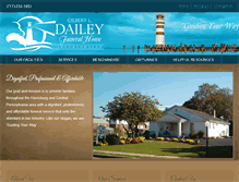 Tablet Screenshot of daileyfuneralhome.com